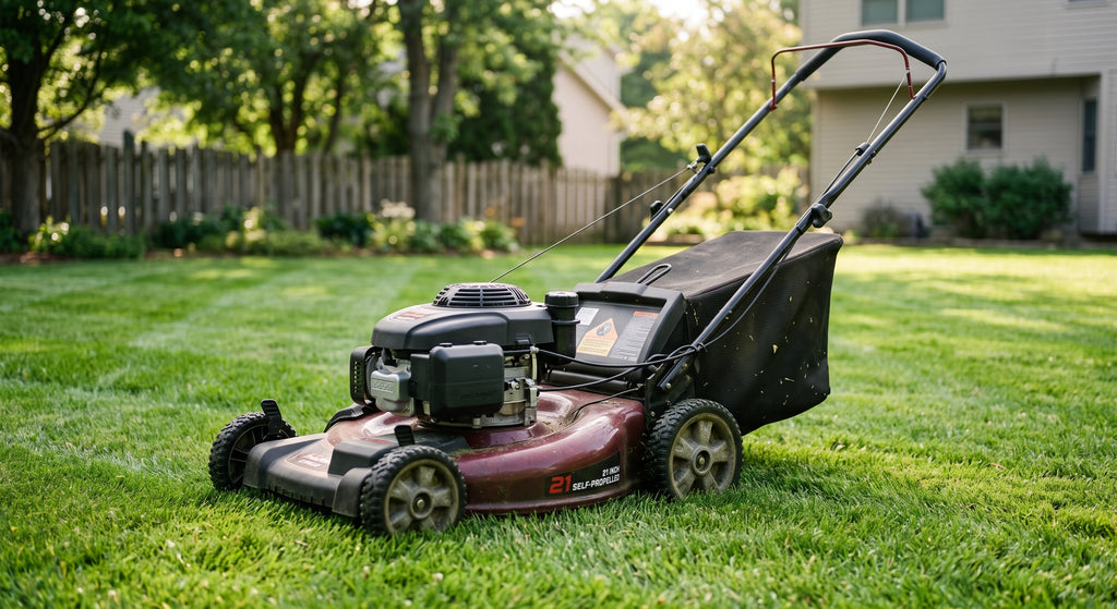 BossMan Pro 52cc Self-Propelled Gas Mower 21"