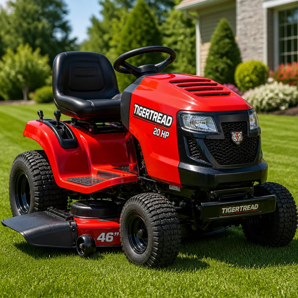 TigerTread Ride-On Lawn Tractor 46" 20HP