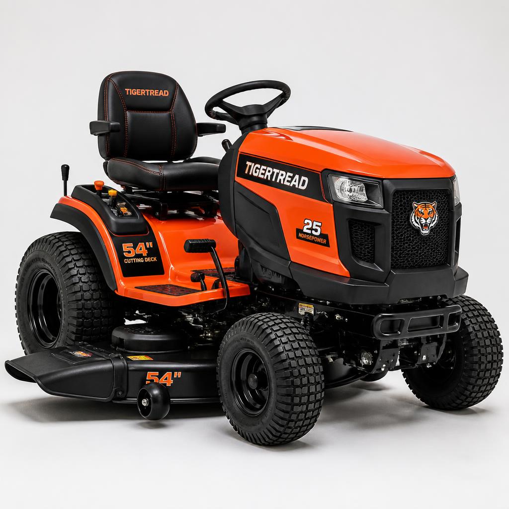 TigerTread Garden Tractor 54" 25HP